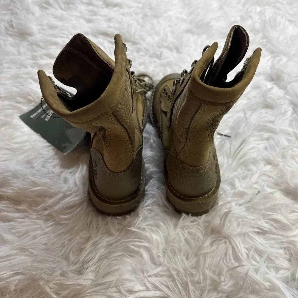 Danner USMC RAT Combat Boots‎ Hot Weather Men's Size 4 Wide Beige Tan Marine New